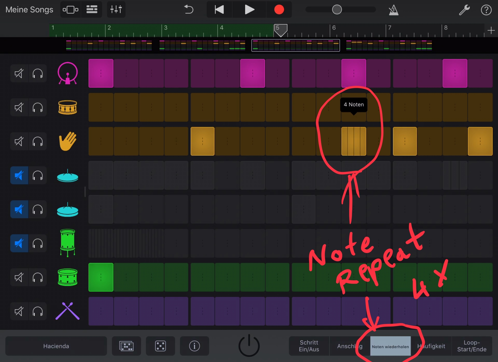 how to get beat sequencer garageband