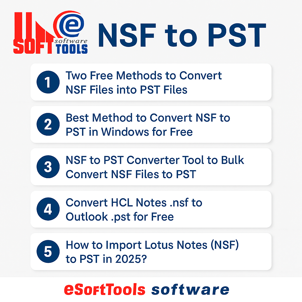 NSF to PST Converter